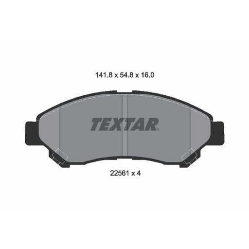 Textar Brake Pad Set 2256101