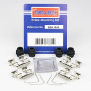 Borg & Beck Brake Pad Accessory Fitting Kit Rear BBK1695