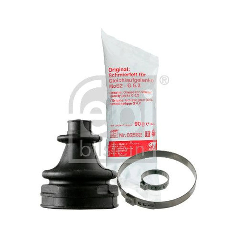 Febi Drive Shaft Bellow Kit transmission sided Rubber 01112