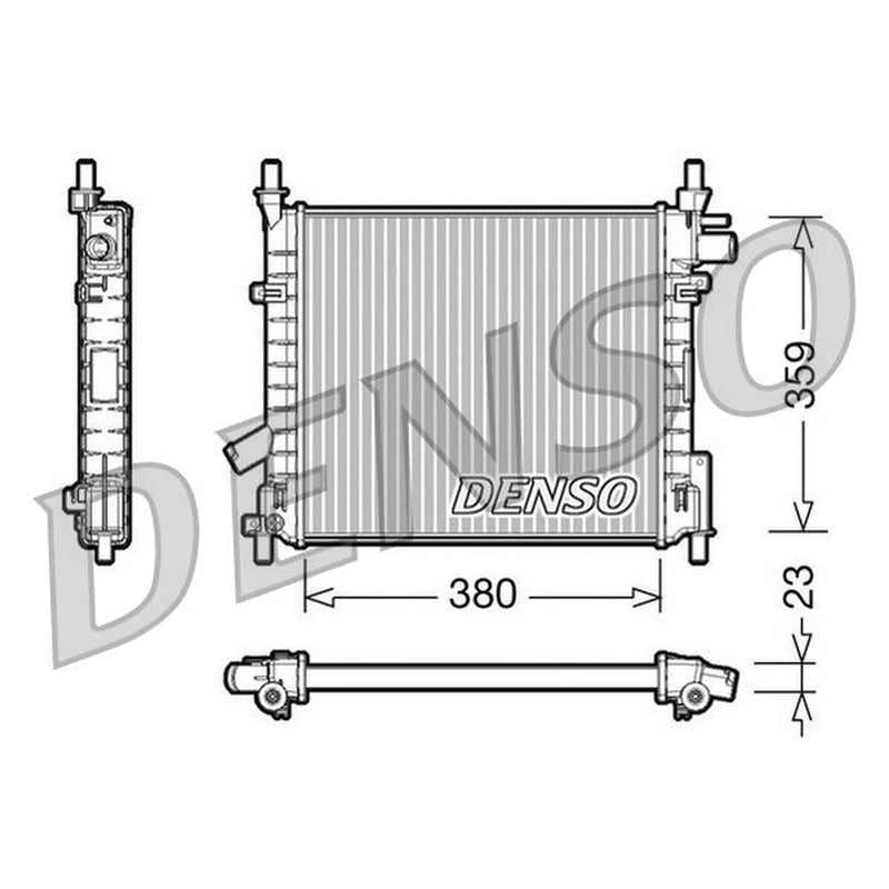 Denso Engine Radiator DRM10062