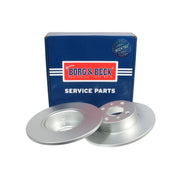 Borg & Beck 2 x Solid Rear Brake Discs BBD4880