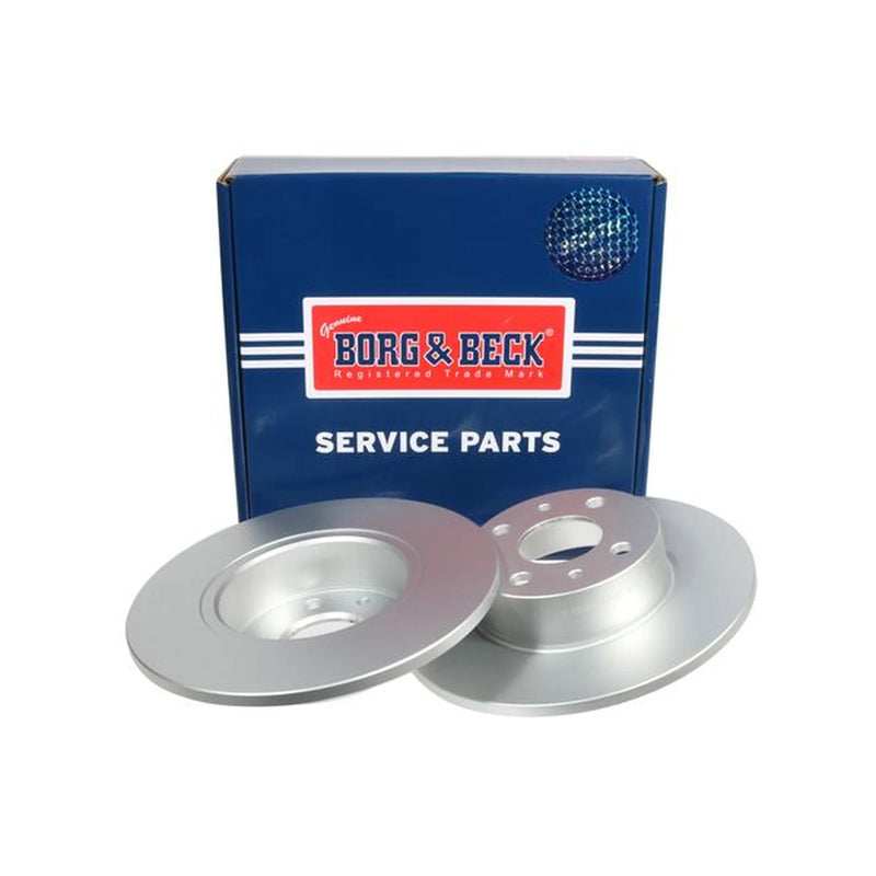 Borg & Beck 2 x Solid Rear Brake Discs BBD4880