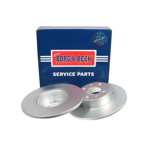 Borg & Beck 2 x Solid Rear Brake Discs BBD4880