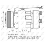 NRF Air Conditioning Compressor 32779