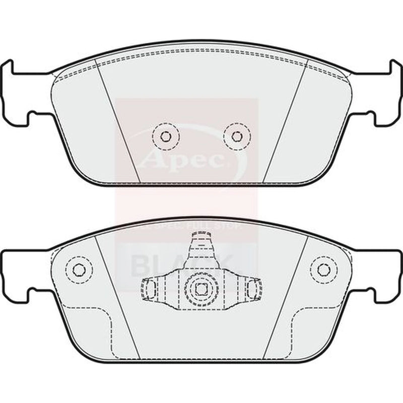 Apec Front Brake Pad Set PAD1949B
