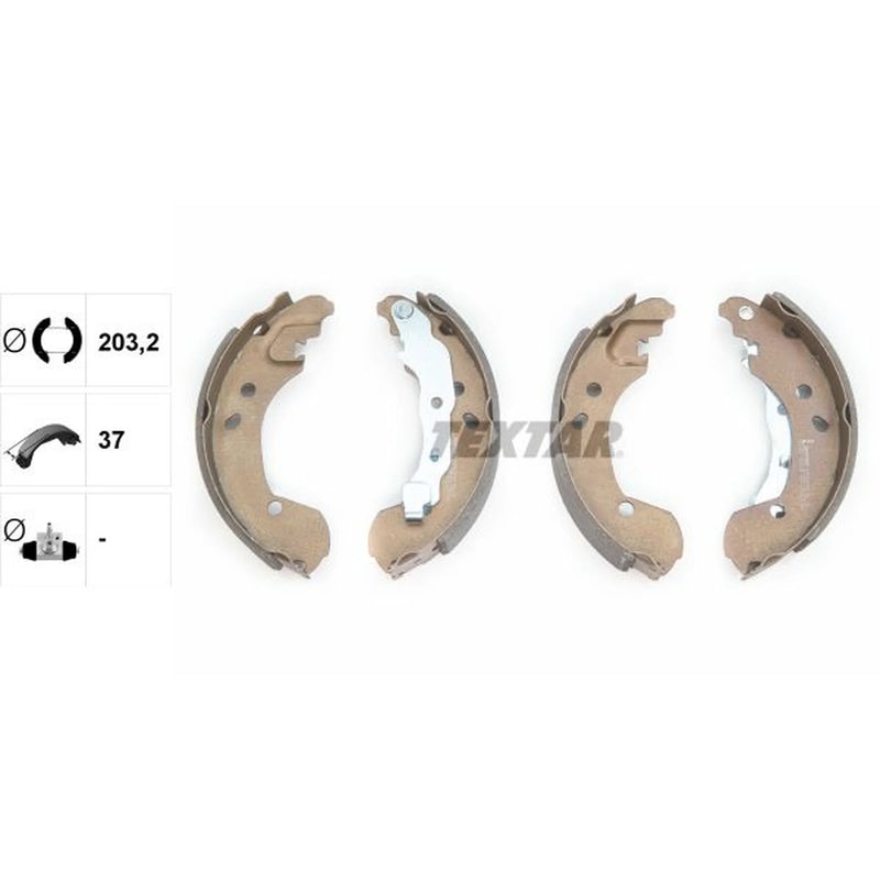 Textar Brake Shoe Set Axle Kit 91062600