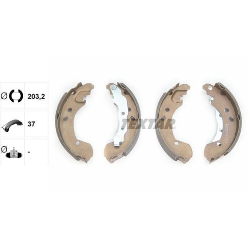 Textar Brake Shoe Set Axle Kit 91062600
