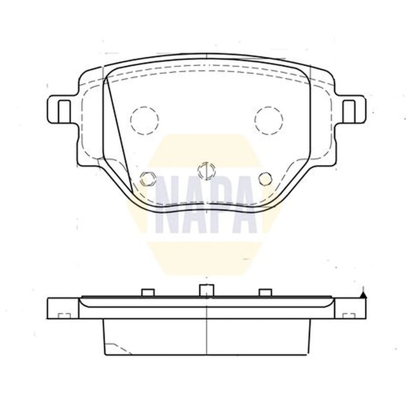 NAPA Rear Brake Pad Set NBP1926