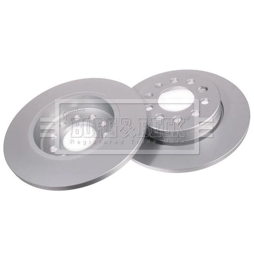 Borg & Beck 2 x Solid Rear Brake Discs BBD6304