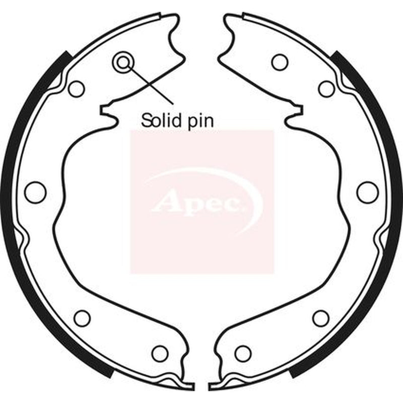Apec Parking Brake Shoe Set SHU676