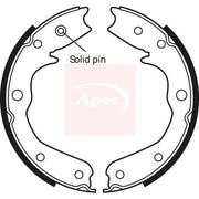 Apec Parking Brake Shoe Set SHU676