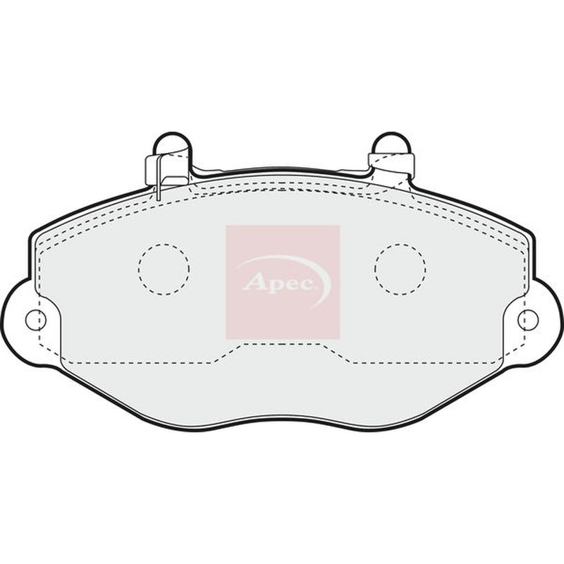 Apec Front Brake Pad Set PAD1106