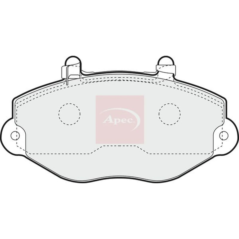 Apec Front Brake Pad Set PAD1106