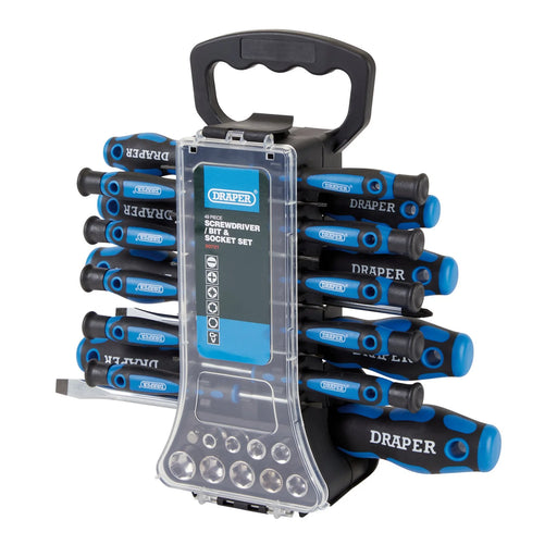 Draper Screwdriver, Socket and Bit Set 49 Piece