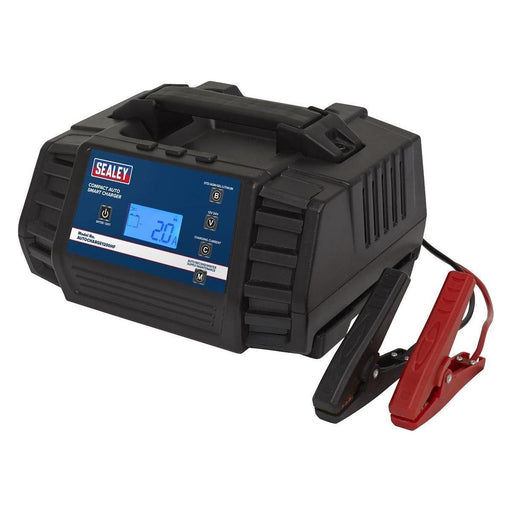 Sealey Compact Auto Smart Charger & Maintainer 12A 12/24V AUTOCHARGE1200HF Sealey  - Town Parts