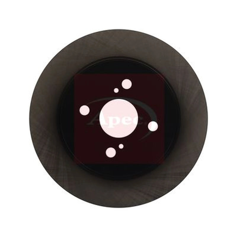 Apec 2 x Solid Rear Brake Discs DSK2525
