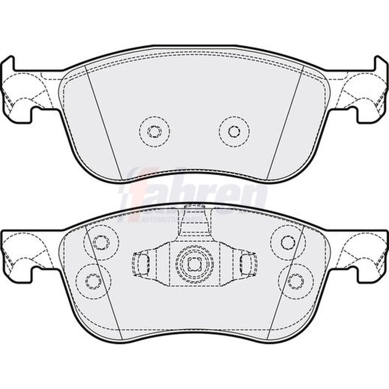 Fahren Front Brake Pad Set FBP3893