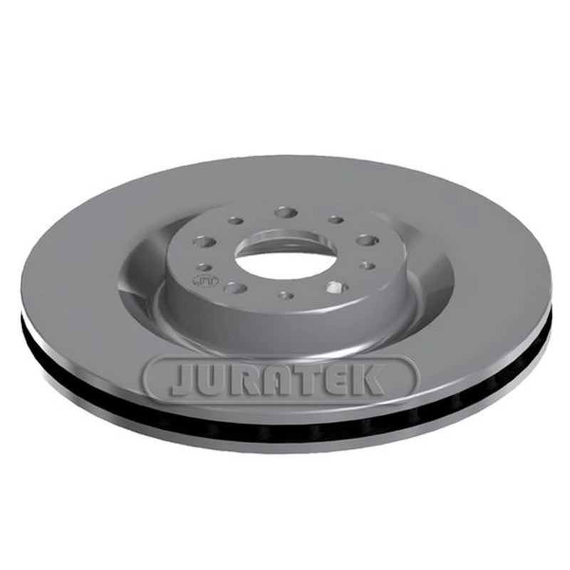 Juratek 2 x Vented Front Brake Discs VAU169