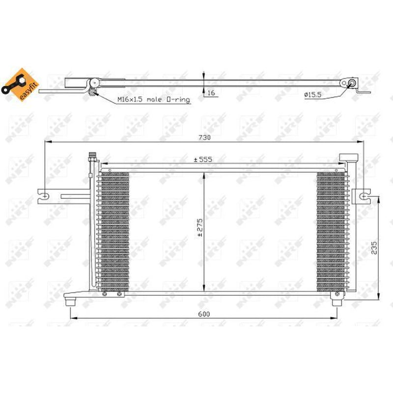 NRF Air Conditioning Condenser 35315