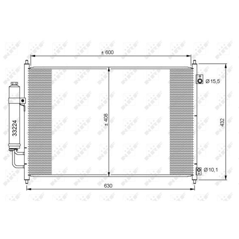 NRF Air Conditioning Condenser 35873