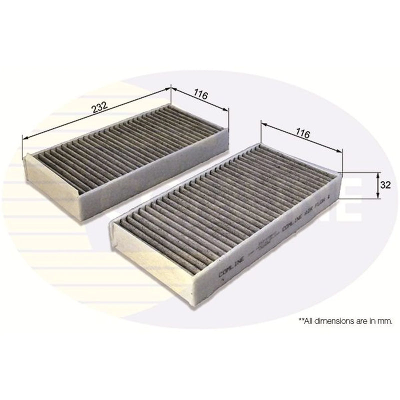 Comline Cabin Air Filter (Pollen Filter) EKF379A-2