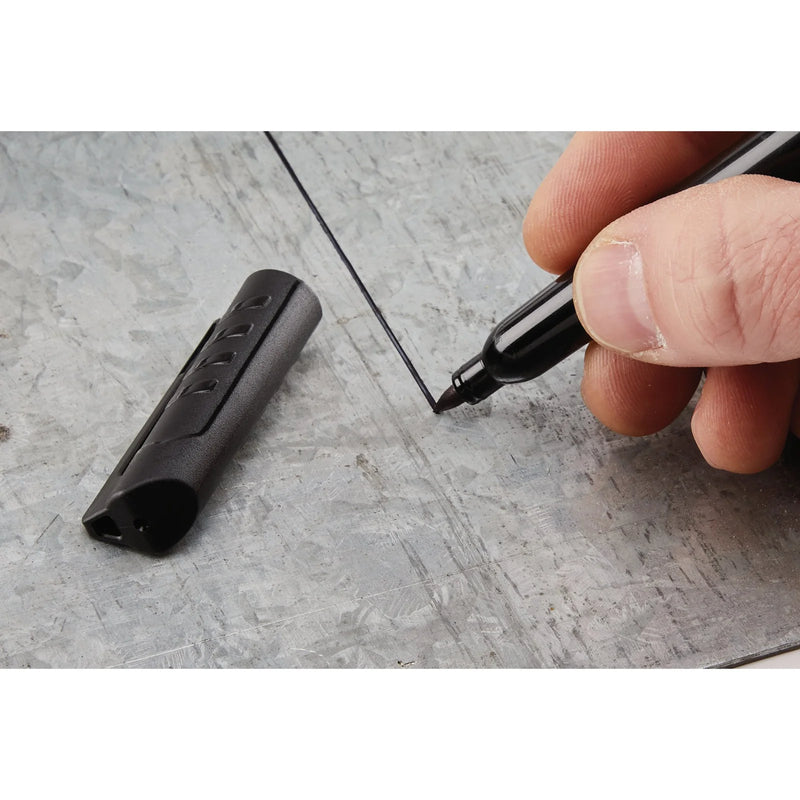 Draper Marker Pens, Black, Pack of 2