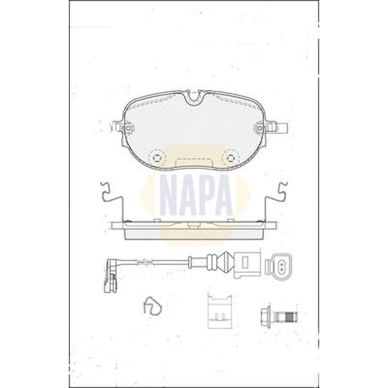 NAPA Front Brake Pad Set NBP1997