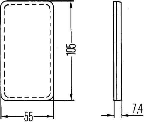 Hella 8RB 004 713-001 Reflector