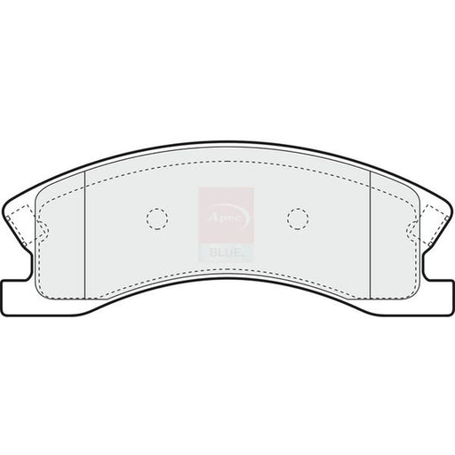 Apec Front Brake Pad Set PD3584