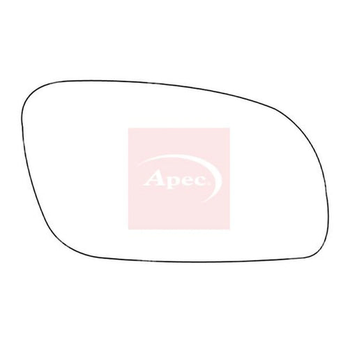 Apec Exterior Wing Mirror Glass Right AMS2264