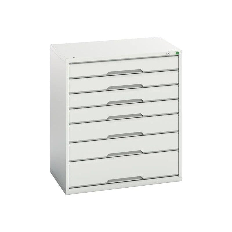 Bott Verso 7 Drawer Cabinet 800 x 900mm Light Grey - 16925129.16