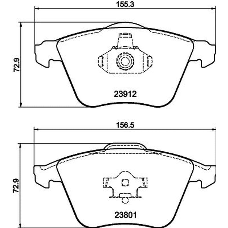 Mintex Front Brake Pad Set MDB2748
