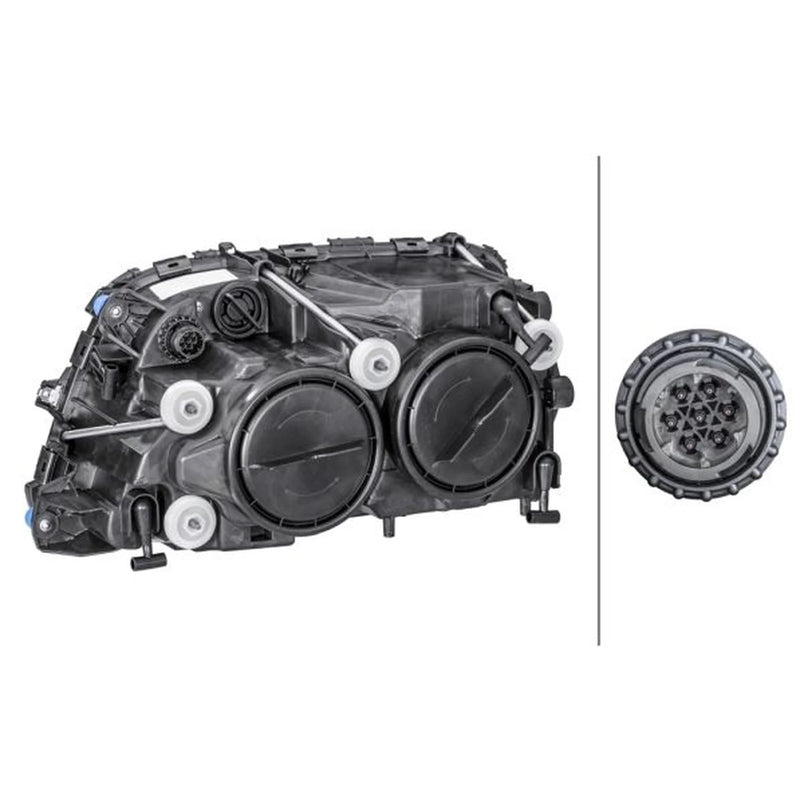 Hella Headlight Headlamp W5W Right 1EH 009 513-341
