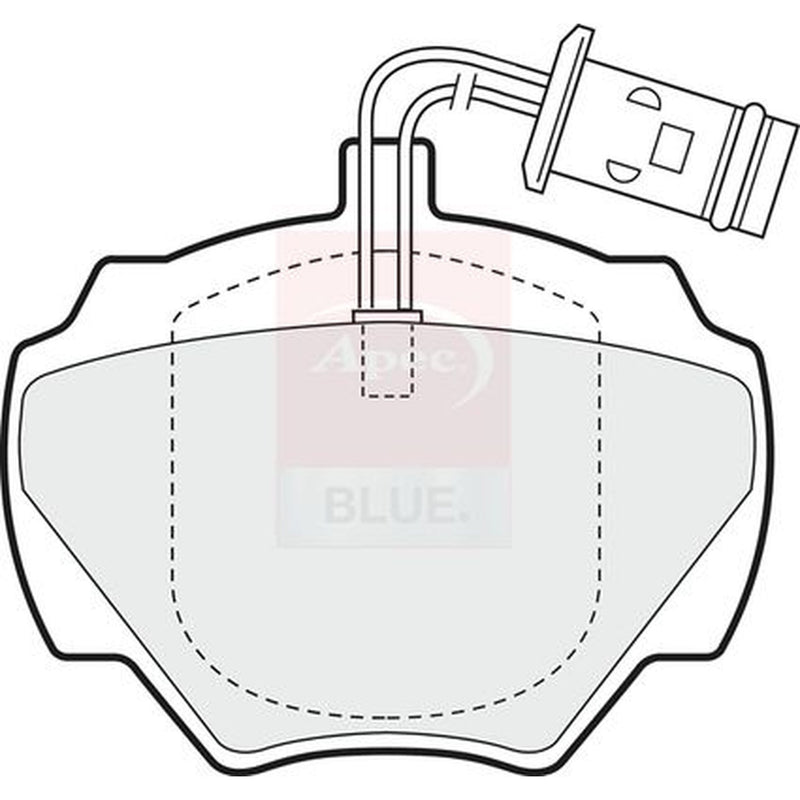 Apec Rear Brake Pad Set PD3410