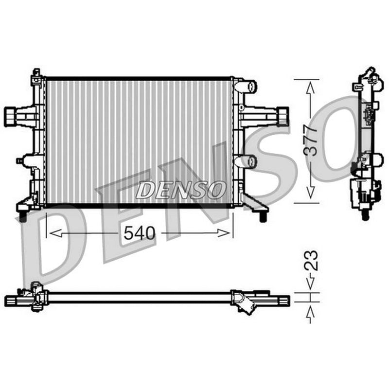 Denso Engine Radiator DRM20080