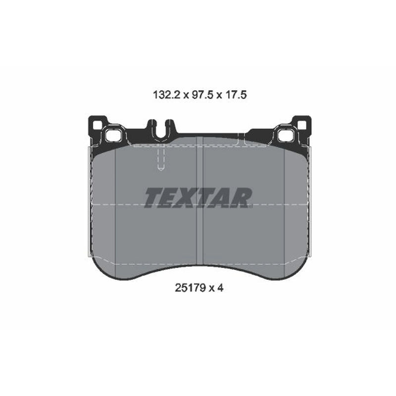 Textar Front Brake Pad Set 2517903