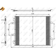 NRF Air Conditioning Condenser 35960