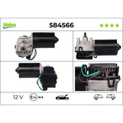 Valeo Front/Rear Wiper Motor Front 584566