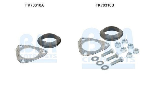 BM Catalysts FK70310A Exhaust Pipe Mounting Fitting Kit Fits VW Golf Vento BM - Town Parts