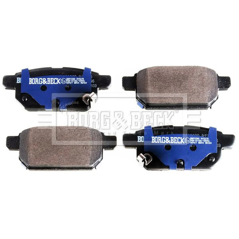 Borg & Beck 4 x Rear Brake Pad Set BBP2300