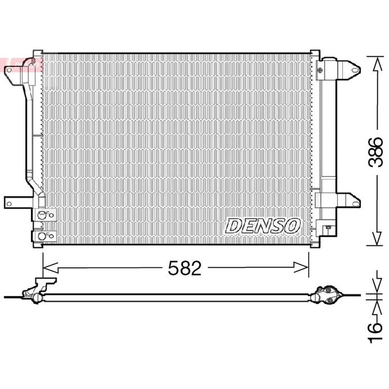 Denso Air Conditioning Condenser DCN32027