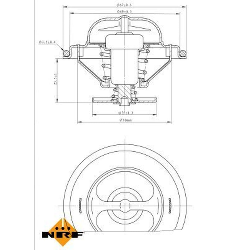 NRF Thermostat,Coolant 725071