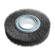 Lessmann Wheel Brush D150mm x W30-32 x 50 Bore Steel Wire 0.30 + Adaptors Set 3