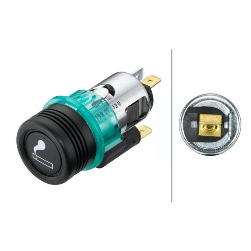 Hella Cigar Lighter Illuminated 12V 8EZ 008 021-001 18-3420168 8EZ 008 021-001