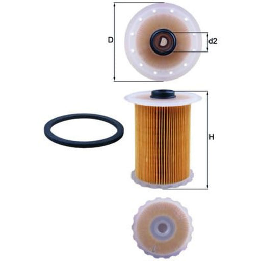 Mahle Fuel Filter Element KX 183D