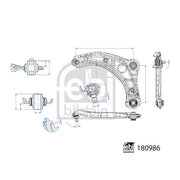 Febi Control/Trailing Arm Lower 180986