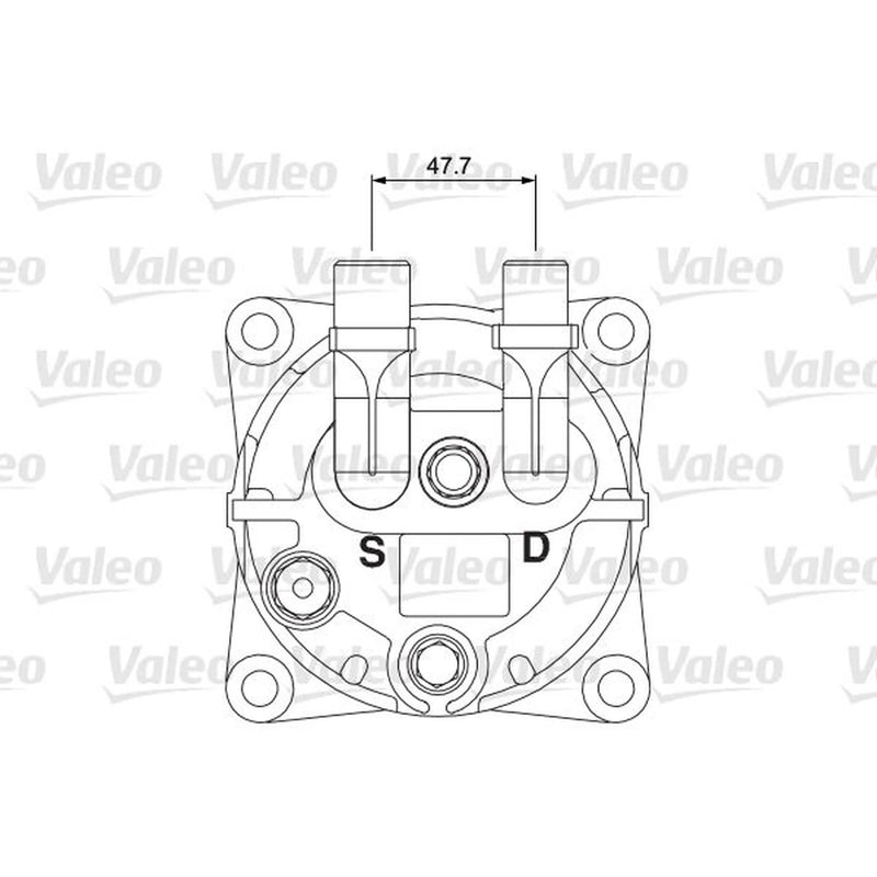 Valeo Air Conditioning Compressor 700852