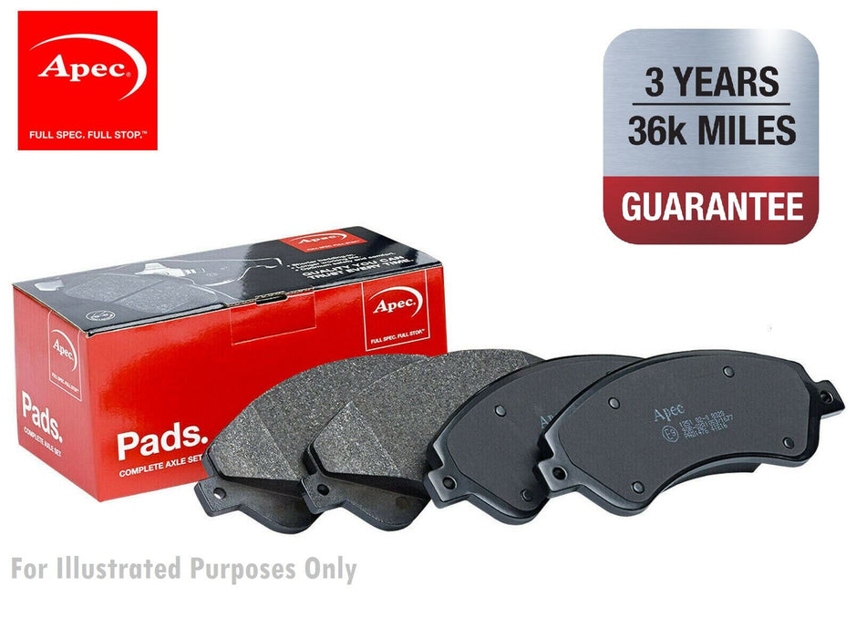 Apec Black Brake Pads Front Fits Land Rover Discovery Sport Range Brand - Town Parts