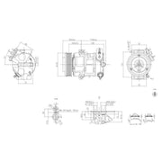 Hella Air Conditioning Compressor 8FK 366 201-901