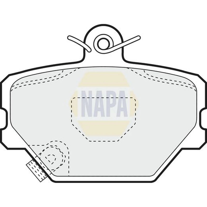 NAPA Front Brake Pad Set NBP1083